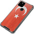 Turkish Flag Distressed Google Pixel 4a 5G Clear Case